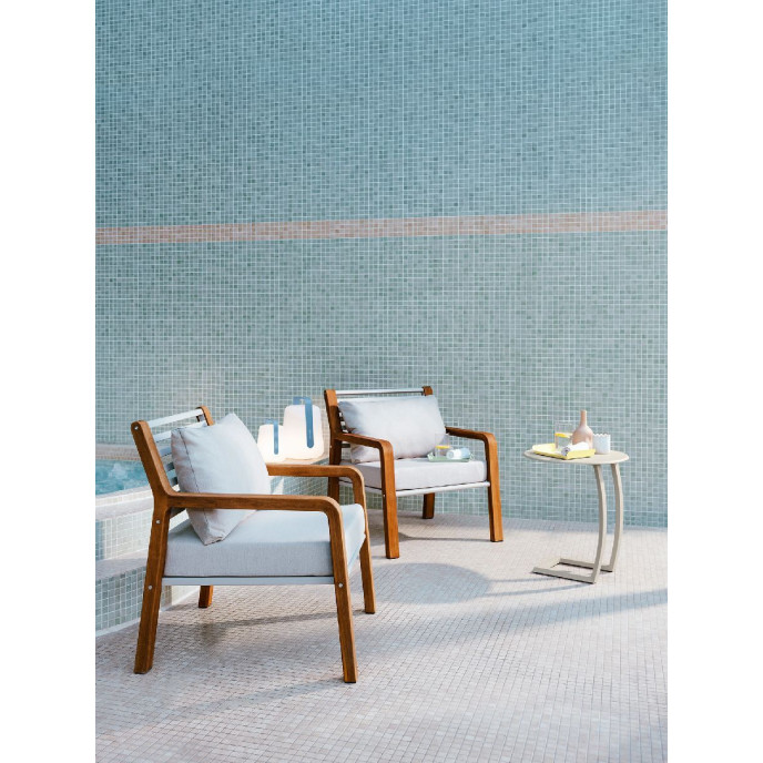 Lampe  Balad 2 H.38 cm Bleu maya Fermob