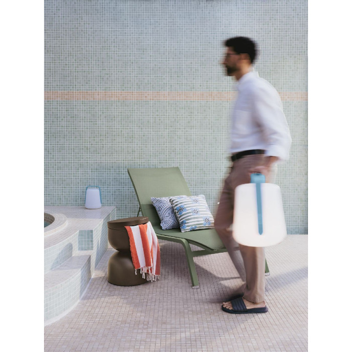 Lampe  Balad 2 H.25 cm Bleu maya Fermob