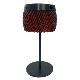 Lampe de table solaire Lolie ambre 200 lumens - Les Jardins