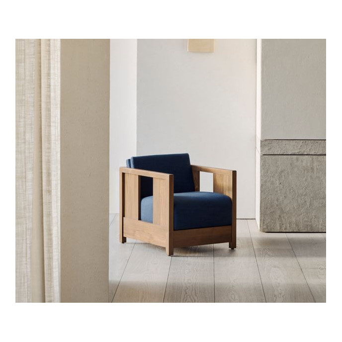 Fauteuil Roan Bleu Ethnicraft