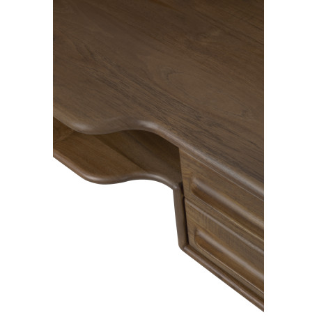 Bureau Flow en teck brun Ethnicraft