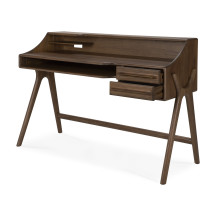 Bureau Flow en teck brun Ethnicraft