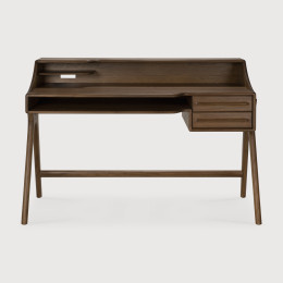 Bureau Flow en teck brun Ethnicraft