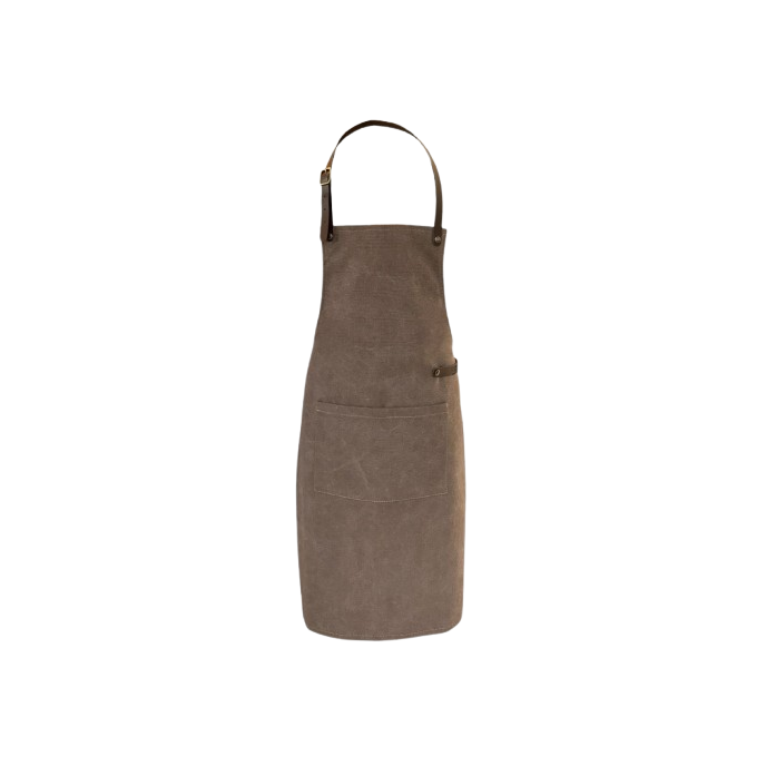 Tablier en toile avec poche Marron Doxx