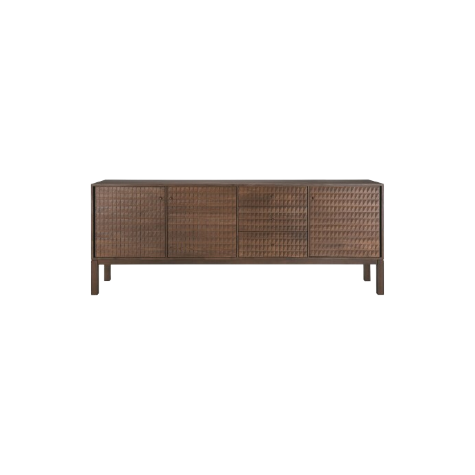 Buffet Sono en teck marron 228 cm Ethnicraft
