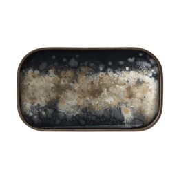Plateau en Verre rectangulaire Organic Ethnicraft