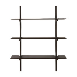 Etagère murale acajou brun foncé L100 H 126 Ethnicraft