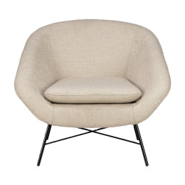 Fauteuil Barrow - blanc cassé Ethnicraft