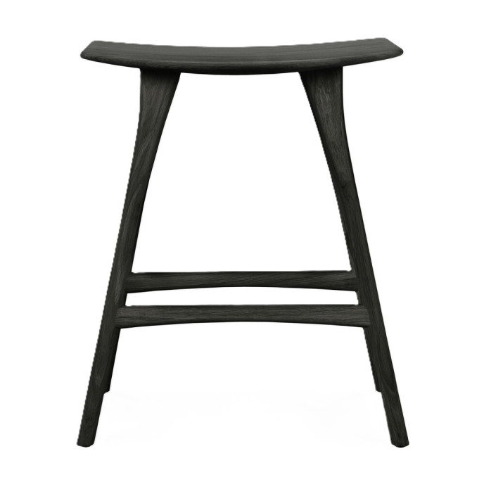 Tabouret de bar Osso en chêne noir Ethnicraft