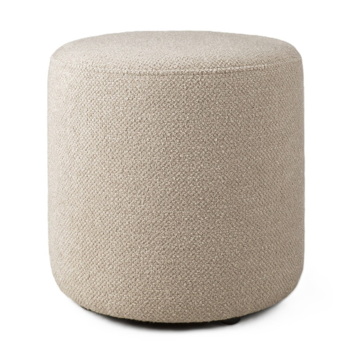 Pouf Barrow blanc cassé Ø 40cm Ethnicraft