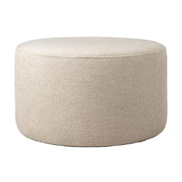 Pouf Barrow blanc cassé Ø 60cm Ethnicraft