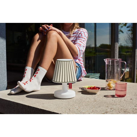 Abat-jour pour Edison the petit - Stripe a pose Olive Fatboy®