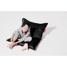 Pouf en velours Original Slim Velvet - Black Fatboy®