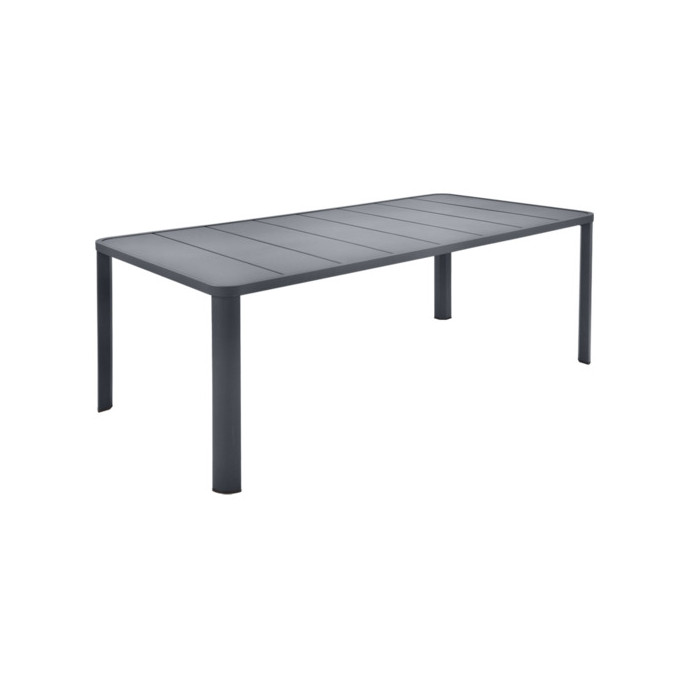Table Alu Oleron Xl Fermob Carbone Table Alu Oleron Xl Fermob Carbone