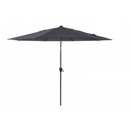 Parasol Droit Aluminium Ø 300 Cm Gris Proloisirs