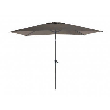 Parasol Droit Aluminium 3 X 2 m Taupe Proloisirs