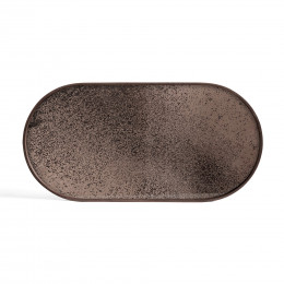 Plateau en miroir Bronze Ethnicraft