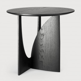 Table d'appoint Geometric en chêne noir