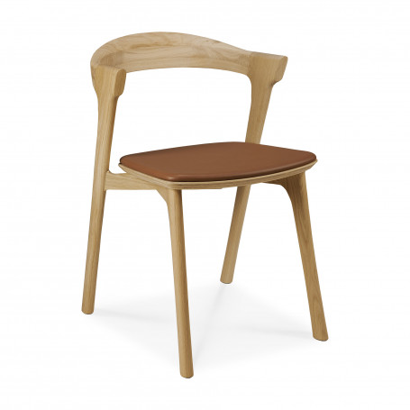 Chaise Bok en chêne - cuir cognac Ethnicraft