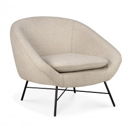 Fauteuil Barrow - blanc cassé Ethnicraft
