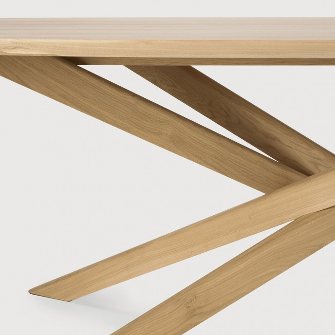 Table Mikado en chêne 203 x 106 Ethnicraft