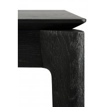 Table Bok en chêne - noir - vernis 160 x 80 Ethnicraft