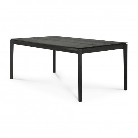 Table Bok en chêne - noir - vernis 180 x 90 Ethnicraft