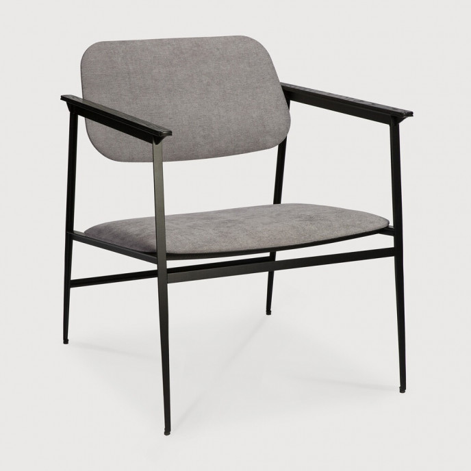 Fauteuil DC - gris clair Ethnicraft Fauteuil DC - gris clair Ethnicraft