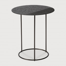 Table d'appoint Celeste - lava - whisky Ethnicraft