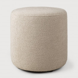 Pouf Barrow blanc cassé Ø 40cm Ethnicraft