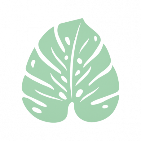 Dessous De Plat Bouquet Sauvage Monstera Vert Opaline Fermob