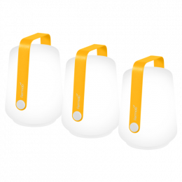 Lampe Balad H12 Lot De 3 Miel Laqué Fermob