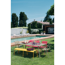Banc Xl Monceau Gris Argile Fermob