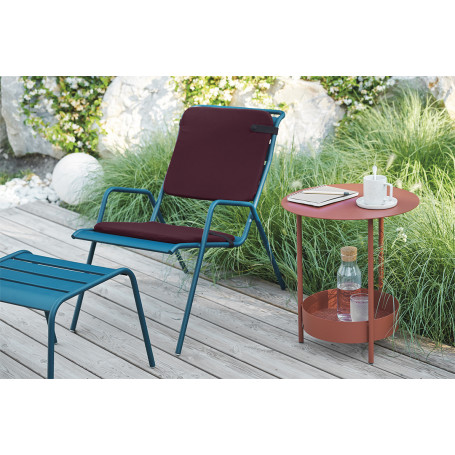Fauteuil Bas Monceau Bleu Acapulco Fermob