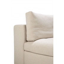 Canapé Mellow blanc cassé  - module angle + coussin Ethnicraft