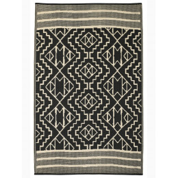 Tapis Kilimanjaro - Noir (120 cm x 180 cm) Fab Hab