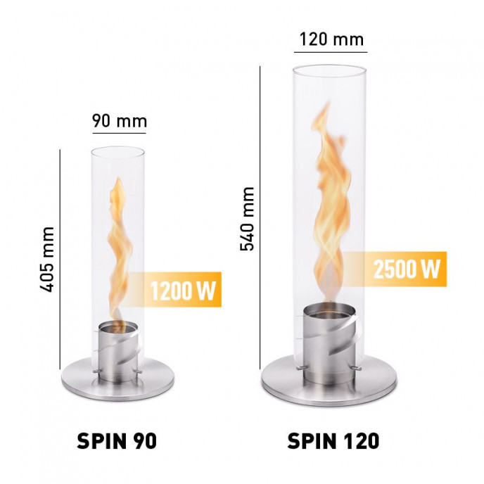 Feu de Table Spin 90 - Argent Höfats